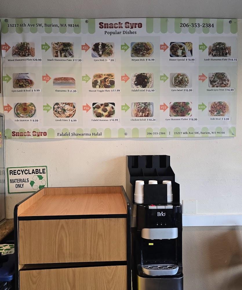 Snack Gyro Menu image 2